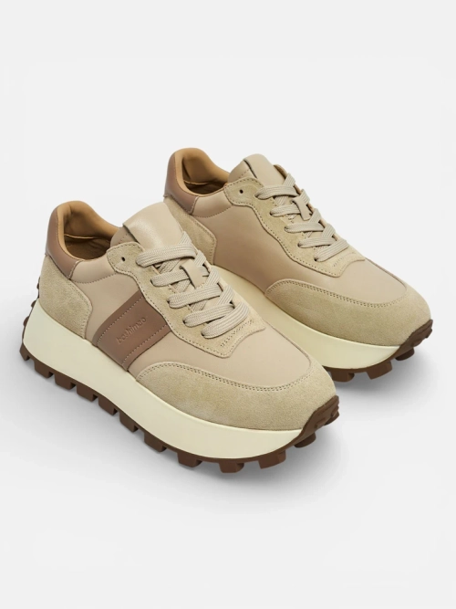 Спортивні жіночі снікерси зі шкіри Naterre