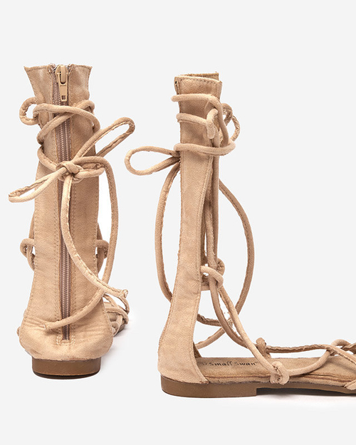 Бежеві сандалі гладіатори Jeniso - Footwear