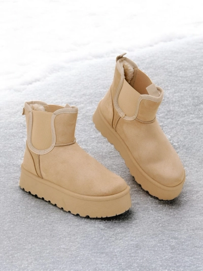 Royalfashion Kurze Damen Schneestiefel Vierris