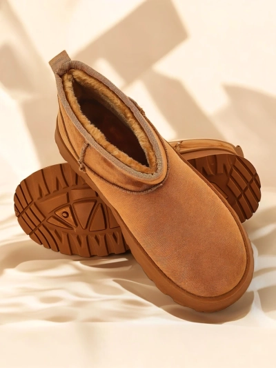 Royalfashion Kurzschuhe, die Frauen-Schneestiefeln ähneln Fortesse