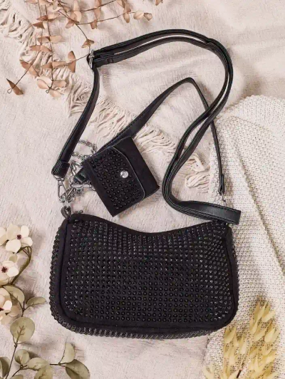Royalfashion Kleine Handtasche für Damen mit Nieten