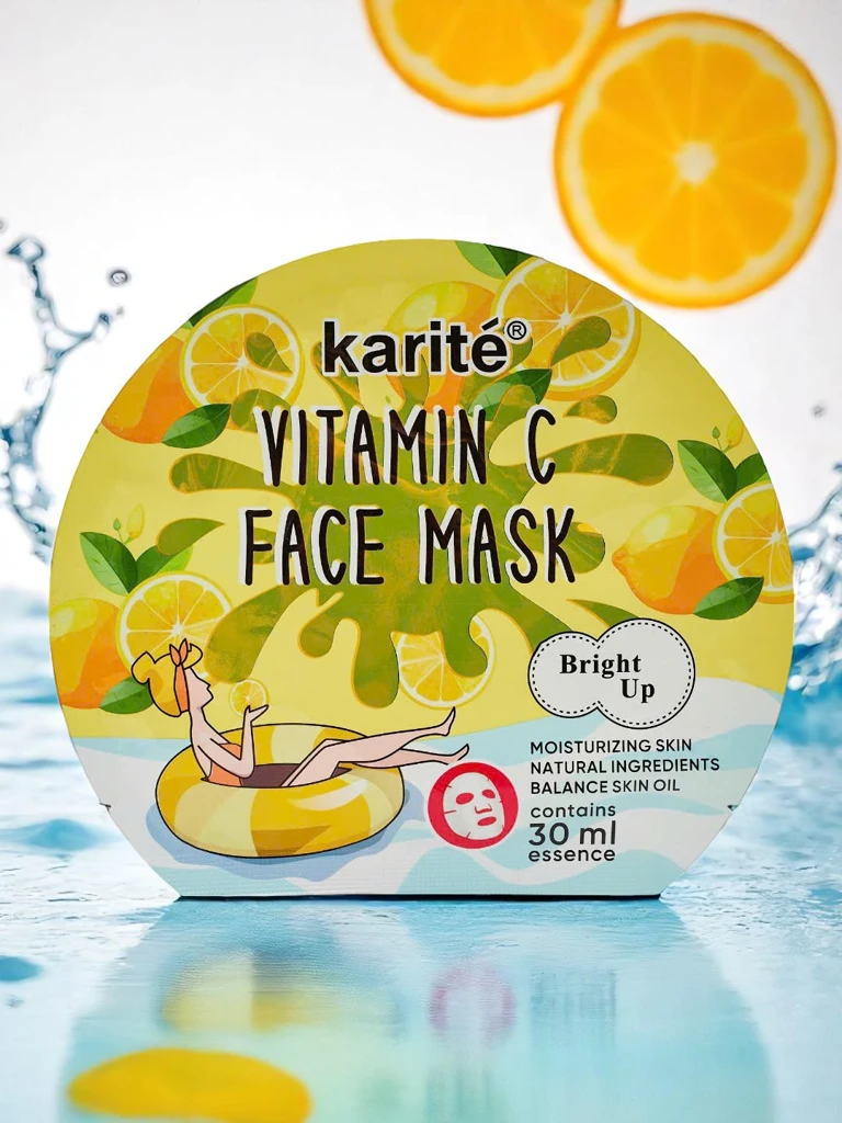 Sheet-Maske mit Vitamin C – aufhellend