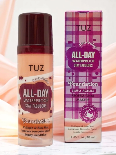 Feuchtigkeitsspendendes zweifarbiges Gesichts-Make-up mit Kollagen Beige