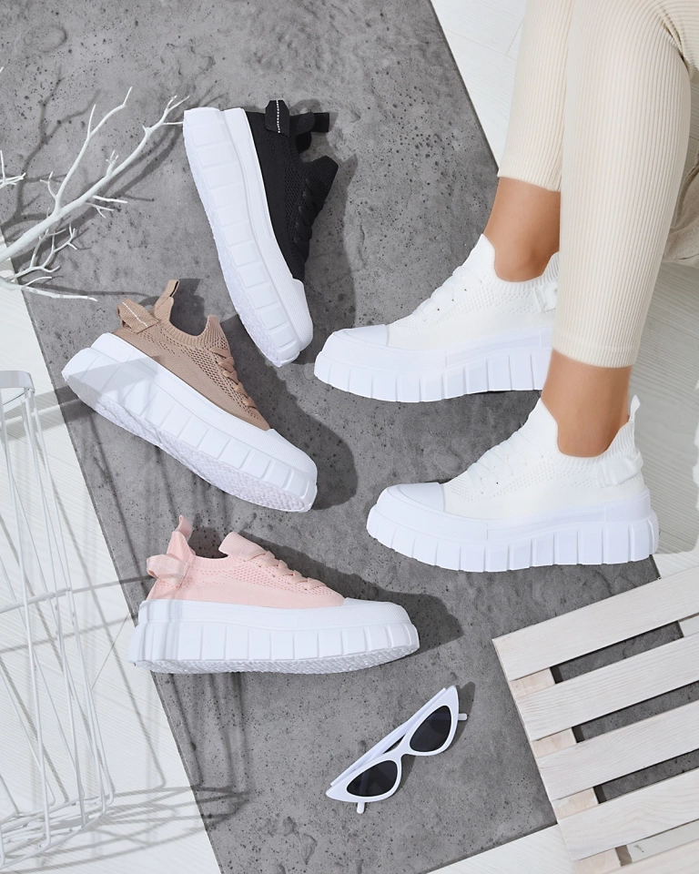 Damen-Sneakers in schwarzer Farbe Juneasi - Schuhe