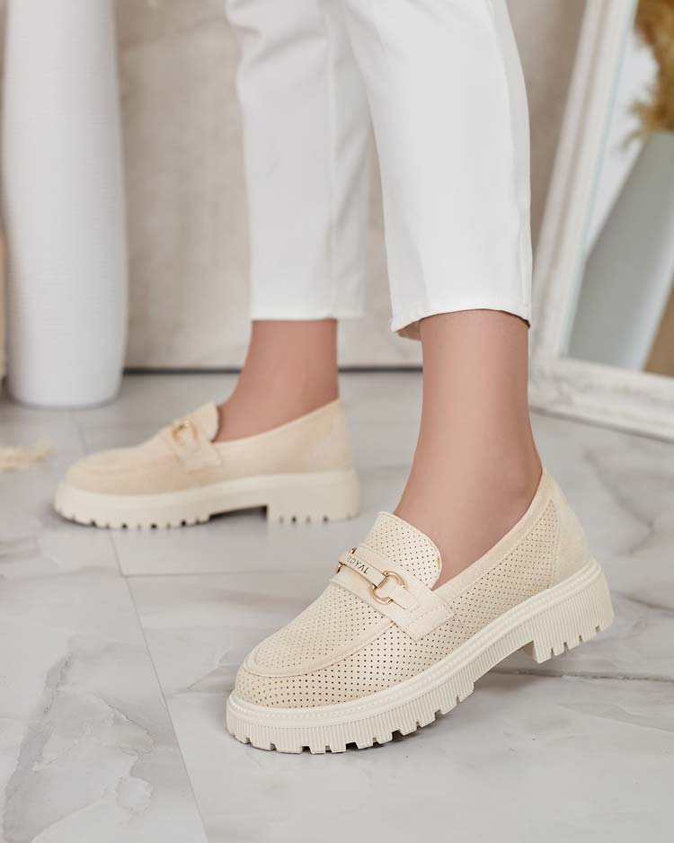 Royalfashion Damen Mokassins Oyrall