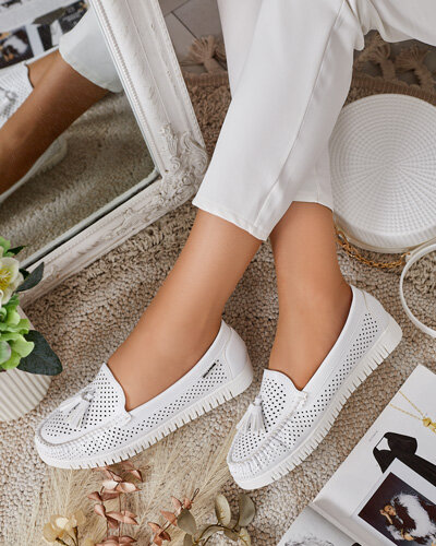 Royalfashion Damen durchbrochene Mokassins Molaffa