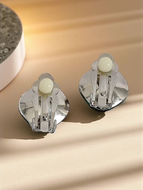 Royalfashion Кліпси сережки жіночі з кристалом