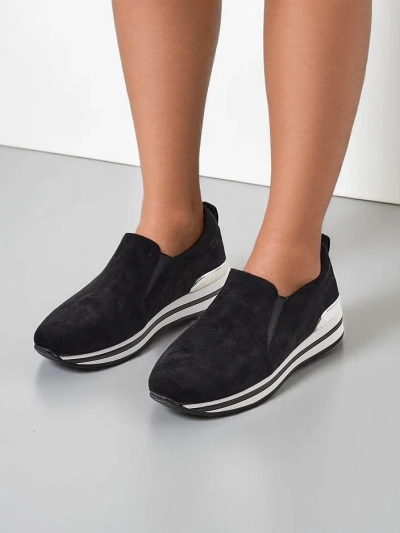 Royalfashion Damen Ecco-Suede Ballerinas Rabbite