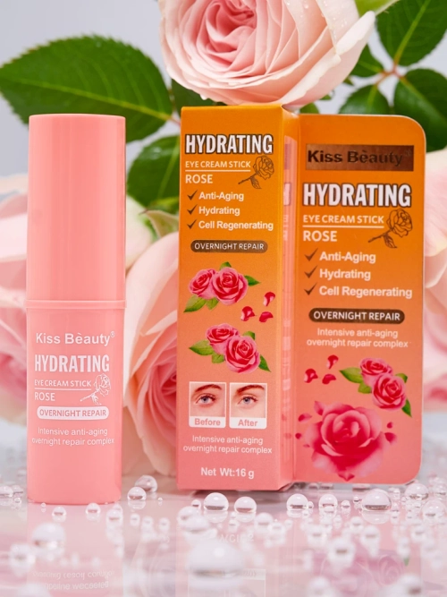Антивіковий, зволожуючий і відновлюючий крем-стік для шкіри навколо очей з трояндою