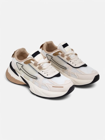 Royalfashion Damen Sport Sneakers mit dickerer Sohle Beysa