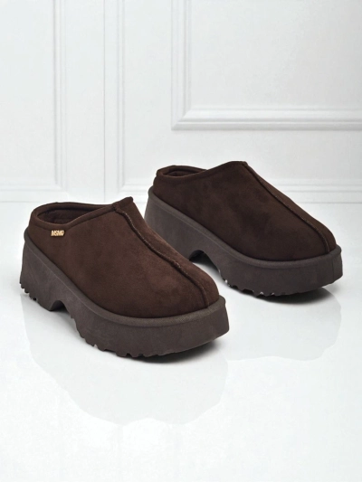 Kurze Damenstiefel im Schneestiefel-Stil mit Fell Calindra