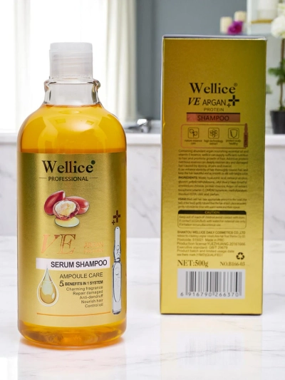 Professionelles Haarshampoo mit Arganöl – Intensive Feuchtigkeitspflege und Haar-Glättung 5-in-1