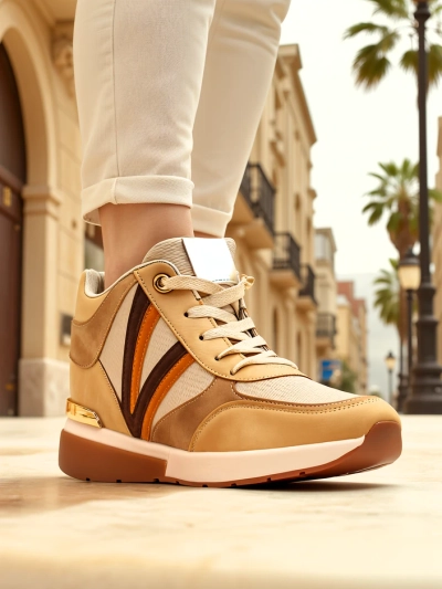 Royalfashion Damen Sportschuhe mit verstecktem Absatz Venixxe