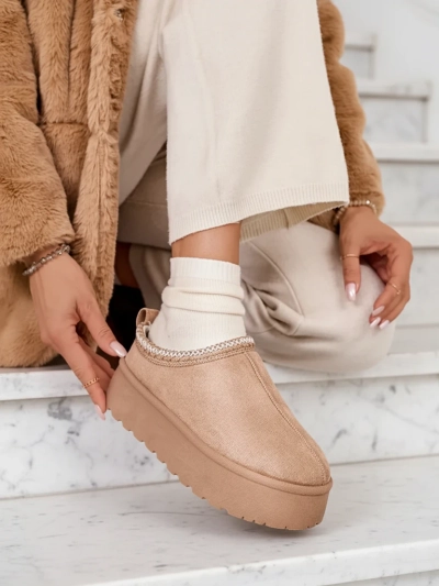 Royalfashion Damen Zommy Kurzstiefel a'la Schneestiefel