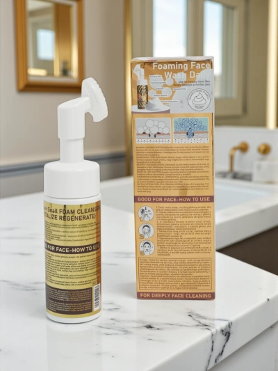 Aurelia Golden Snail Reinigungsschaum mit Mucin 150ml Luxuriös