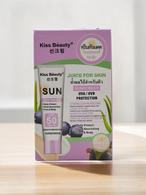 Kiss Beauty Sunscreen Cream 50 SPF у пакетах 30mlx10шт