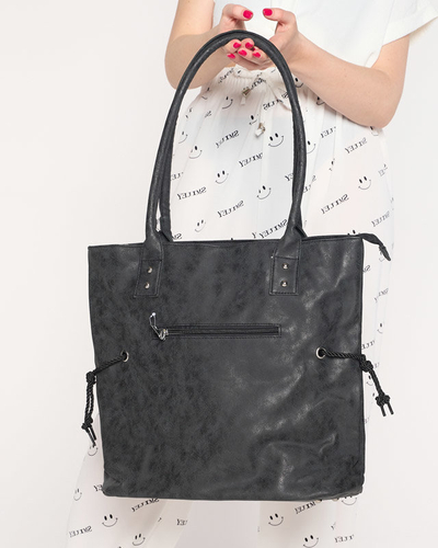 Schwarze Damen-Shoppertasche - Accessoires