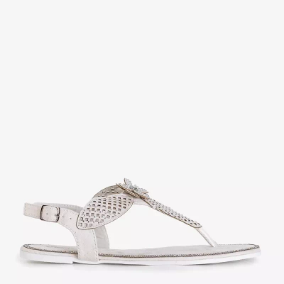 OUTLET Kasey weiße Sandalen - Schuhe