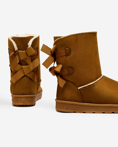 Royalfashion Stiefel a'la Schneestiefel für Damen in der Farbe camel Aerfifi