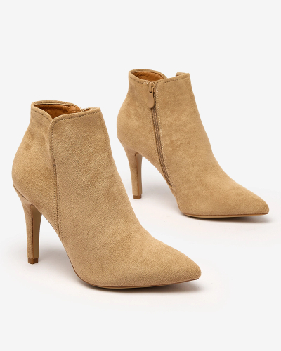 Royalfashion Hellbraune Damen Stöckelschuhe Amalenika