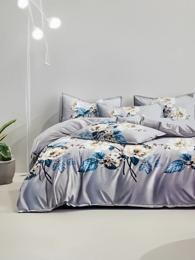 Royalfashion Gemusterte Bettwäsche 200x220 Set aus 4 STÜCKEN