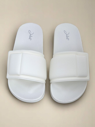 Royalfashion Damen Pantoletten mit flacher FlexiWalk Sohle