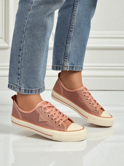 Royalfashion Damen perforierte Sneakers Rebbse