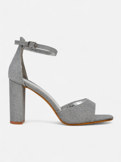 Royalfashion Glitzer Damen Sandalen Rokates