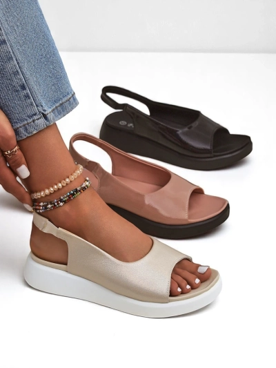 Royalfashion Damen Sandalen mit dicker Sohle Luna Shines