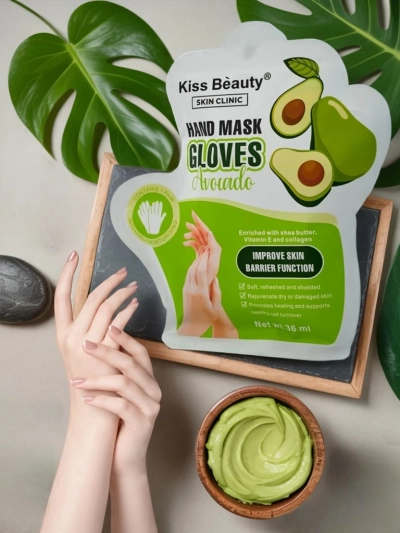 Handmaske - Handschuhe mit Avocado-Duft