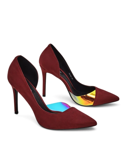 Royalfashion Damenpumps mit einer Schleife und holografischem Einsatz Dremtru