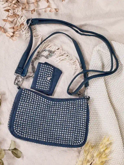 Royalfashion Kleine Damenhandtasche mit Nieten