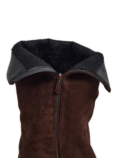 Damen Kozaki Öko-Wildleder mit Schaft Ismara