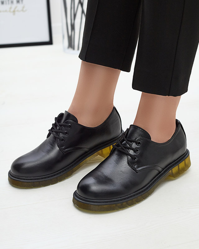 Schwarze Damen-Halbschuhe Heloso- Footwear