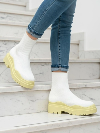 Elegante Damen Schuhe Limone im Vintage-Stil