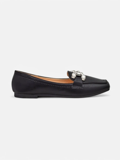 Royalfashion Damenmokassins mit Rocailles Lecilla
