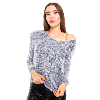 Marineblauer Damenpullover - Kleidung