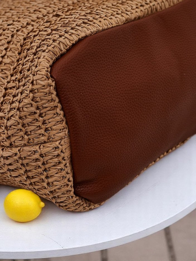 Royalfashion Große Strohtasche für Damen Casa Sol