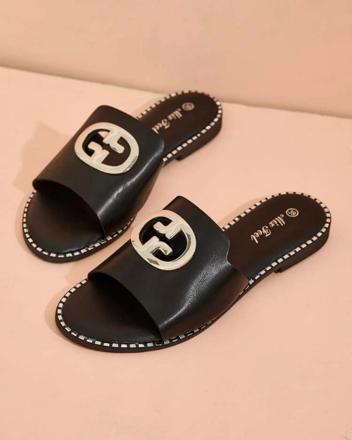 Royalfashion Жіночі шльопанці Fim на плоскій підошві