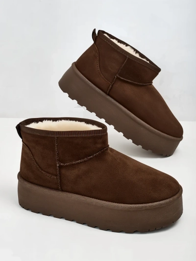 Royalfashion Damen Plateau-Schneestiefel a'la Dagodo