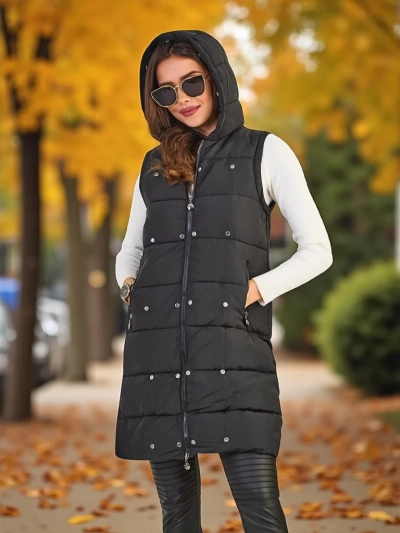 Royalfashion Damenjacke mit abnehmbaren Ärmeln