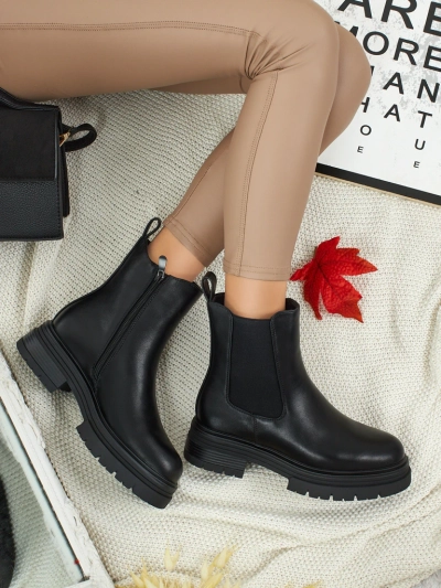 Damenstiefeletten aus Öko-Leder Solmira