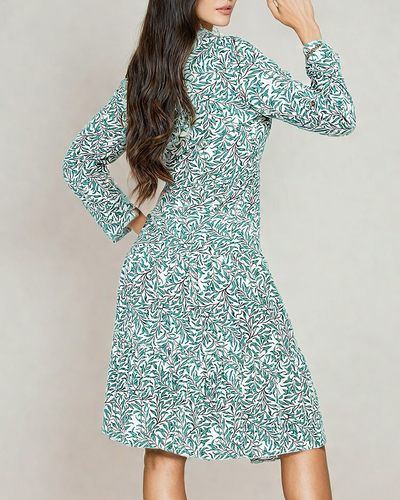 Royalfashion Damen Midikleid mit Druck