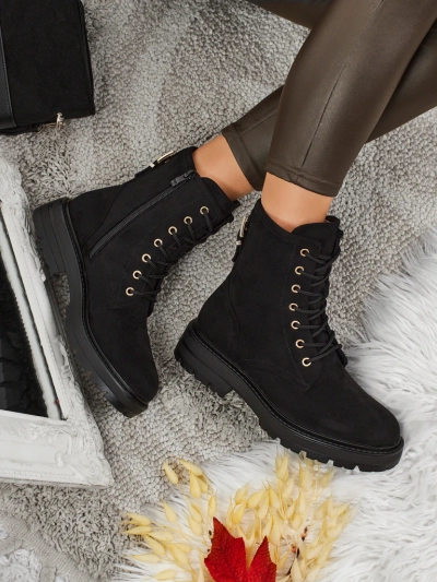 Damen Trapper Stiefeletten Thalira