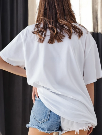 Royalfashion Damen Baumwoll-T-Shirt Romantischer Schmetterling