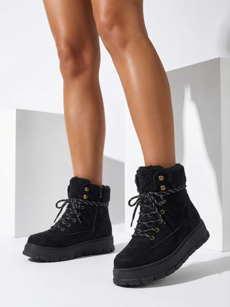 Royalfashion Damen Winterstiefel Bomion