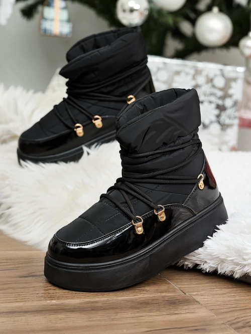 Жіночі снігоступи Royalfashion чорного кольору Dabenda