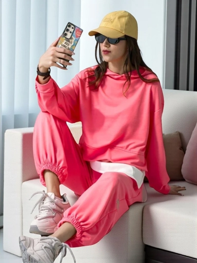 Royalfashion Damen Baumwollset mit Shirt-Einsatz