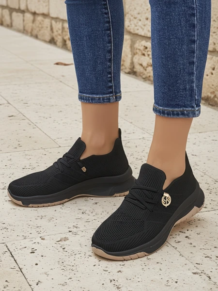 Royalfashion Slip-on Damen-Sportschuhe aus Textilgewebe Teletta