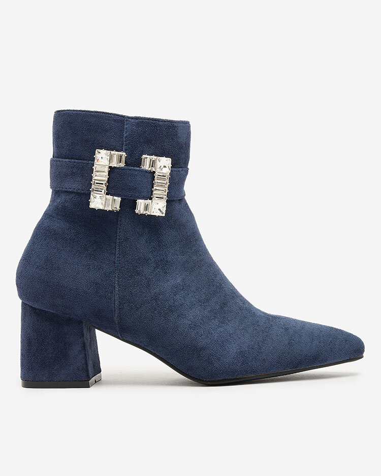 Royalfashion Marineblaue Damenstiefel Masemart